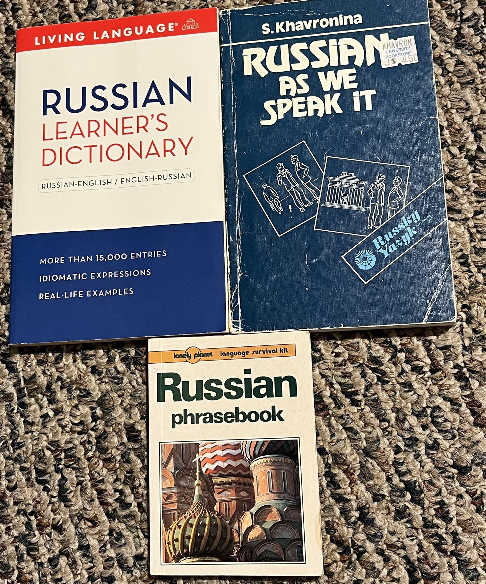 Three Russian Phrasebooks