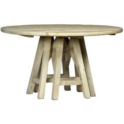 Madison 54” Round Table with a set of four chairs by Dovetail Furniture with
