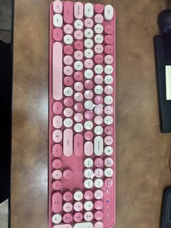 Pink Desk Keyboard