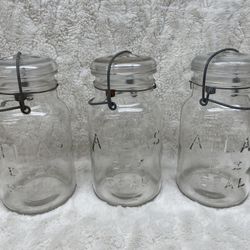 Atlas E-Z Seal Quart Canning Jars