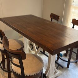 Table and chairs