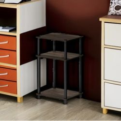 Furinno Just 3-Tier Turn-N-Tube End Table