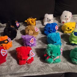 HUGE Lot of 35+ Puffkins Plush Toys - HTF - NWT Collection! (