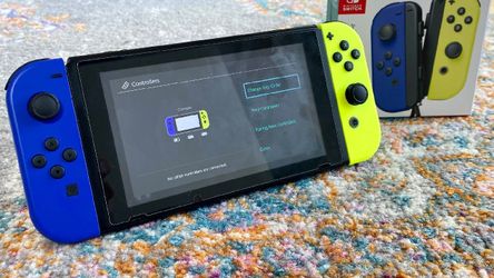 Nintendo Switch with Mario Kart 8