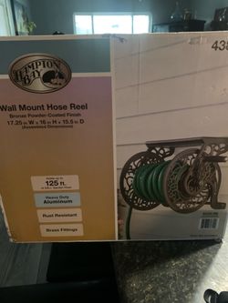 Hampton bay wall mount hose reel