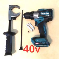 Makita New Hammer Drill 40v Brushless No Battery 