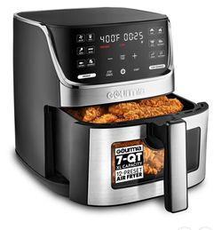 Gourmia 7 QT Digital Air Fryer with Easy View Window, 12-One Touch Presets - BRAND NEW