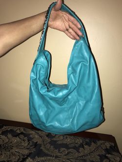Turquoise handbag