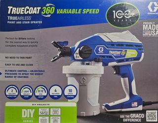 New Graco truecoat 360 Airless handheld paint sprayer