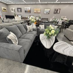 2 PC SOFA AND LOVESEAT 