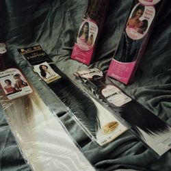 Human Drawstring Ponytail's $35