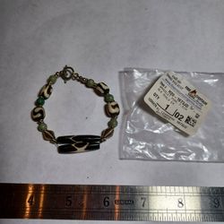 New In pkg, Fire Mountain Gems Discontinued Porcelain Bead Bracelet