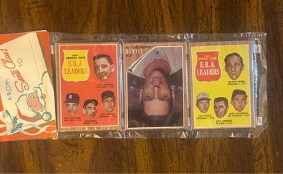 1962 Topps Holiday Rack Pack Baseball - 12 Cards  - NIB - Mint - Bill Safford / Warren Spahn - Legendary 62’ Topps  “Card Lottery” - Timeless Gems!!