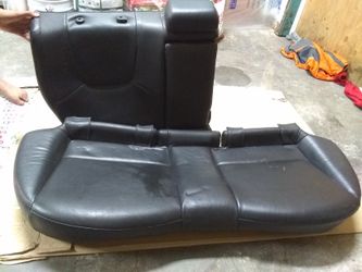 Black Leather back seat 2014 Subaru WRX sti