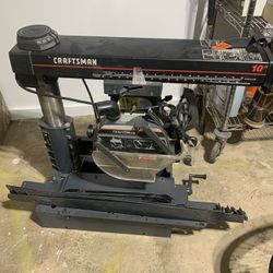 Craftsman 10” Radial Arm Saw