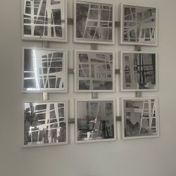 Silver Square Sculpture 