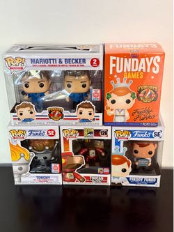 Funko Pop! Comic-Con, Fundays, Collector Club Figures - Lot of 5