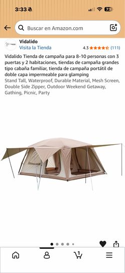 camping tent - casa de campaña