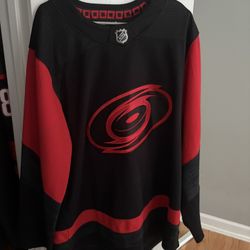 Great Condition Used adidas official Canes Jersey 