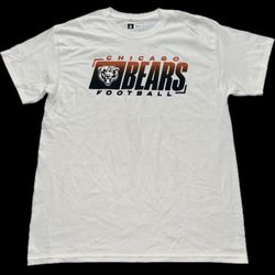 Chicago Bears Football White T Shirt Mens Large New