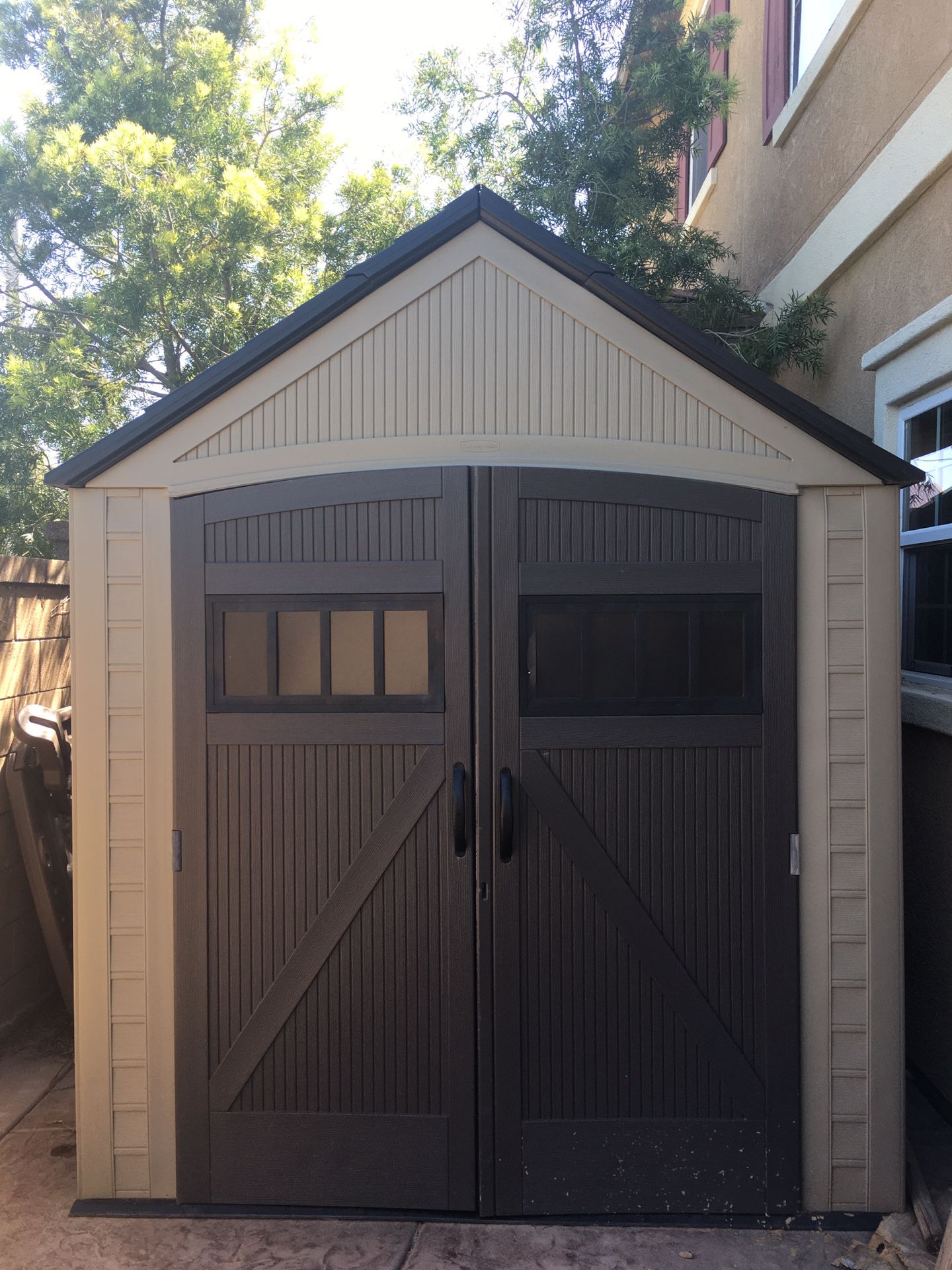 Rubbermaid roughneck 7x7 storage shed