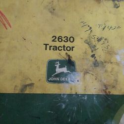 John Deer 2630 Tec. Manual