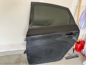 2010 Toyota Prius Rear Driver Side Door Complete Assembly – Black