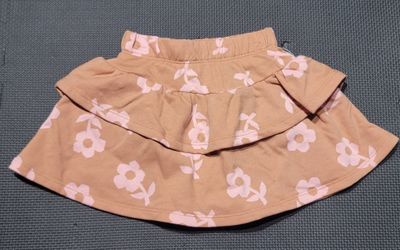 Girl's Flower Print Tiered Scooter Skort $3  (One Available In Size 4)