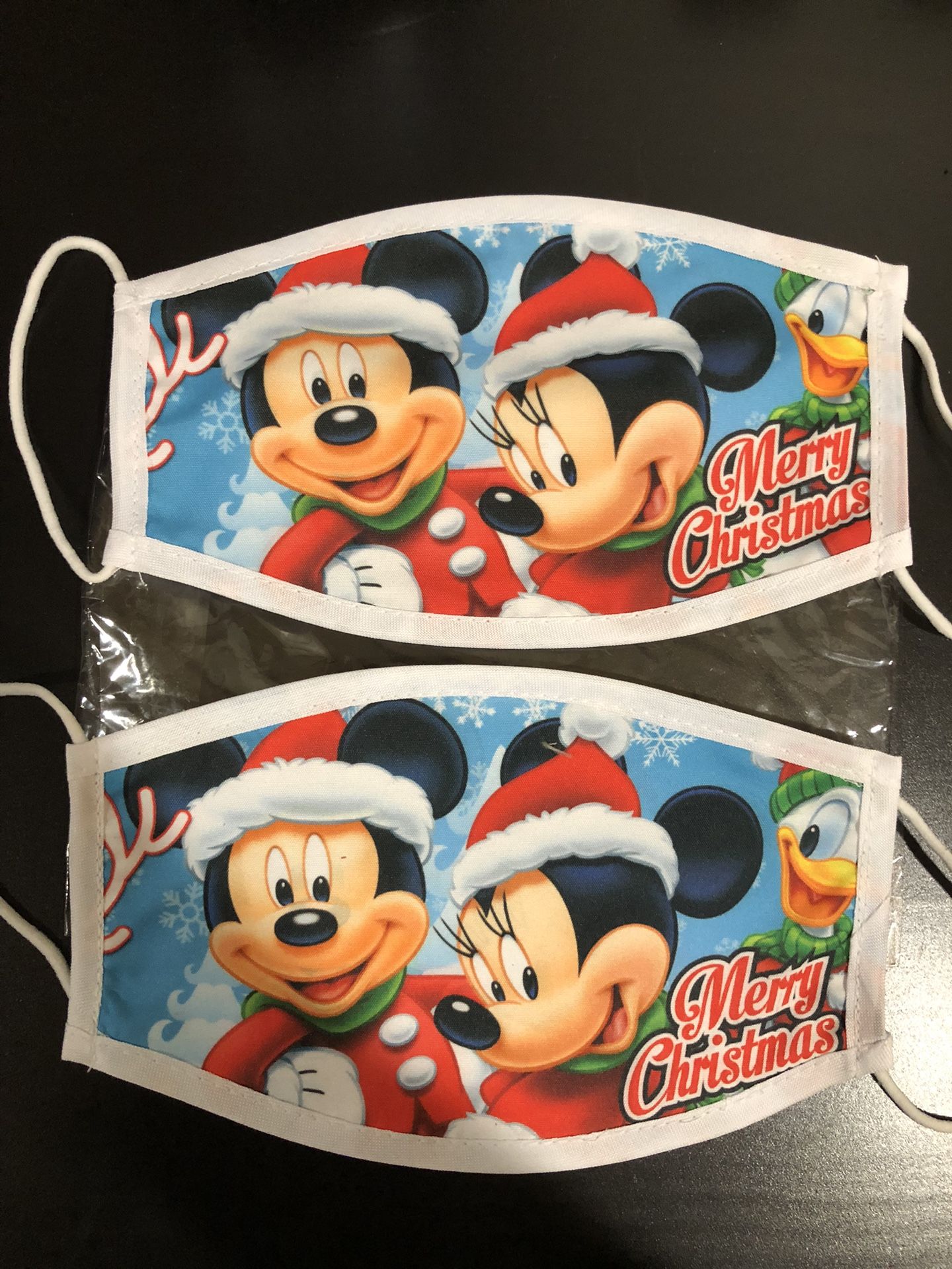 Disney Mickey & Minnie Mouse Christmas Face Masks