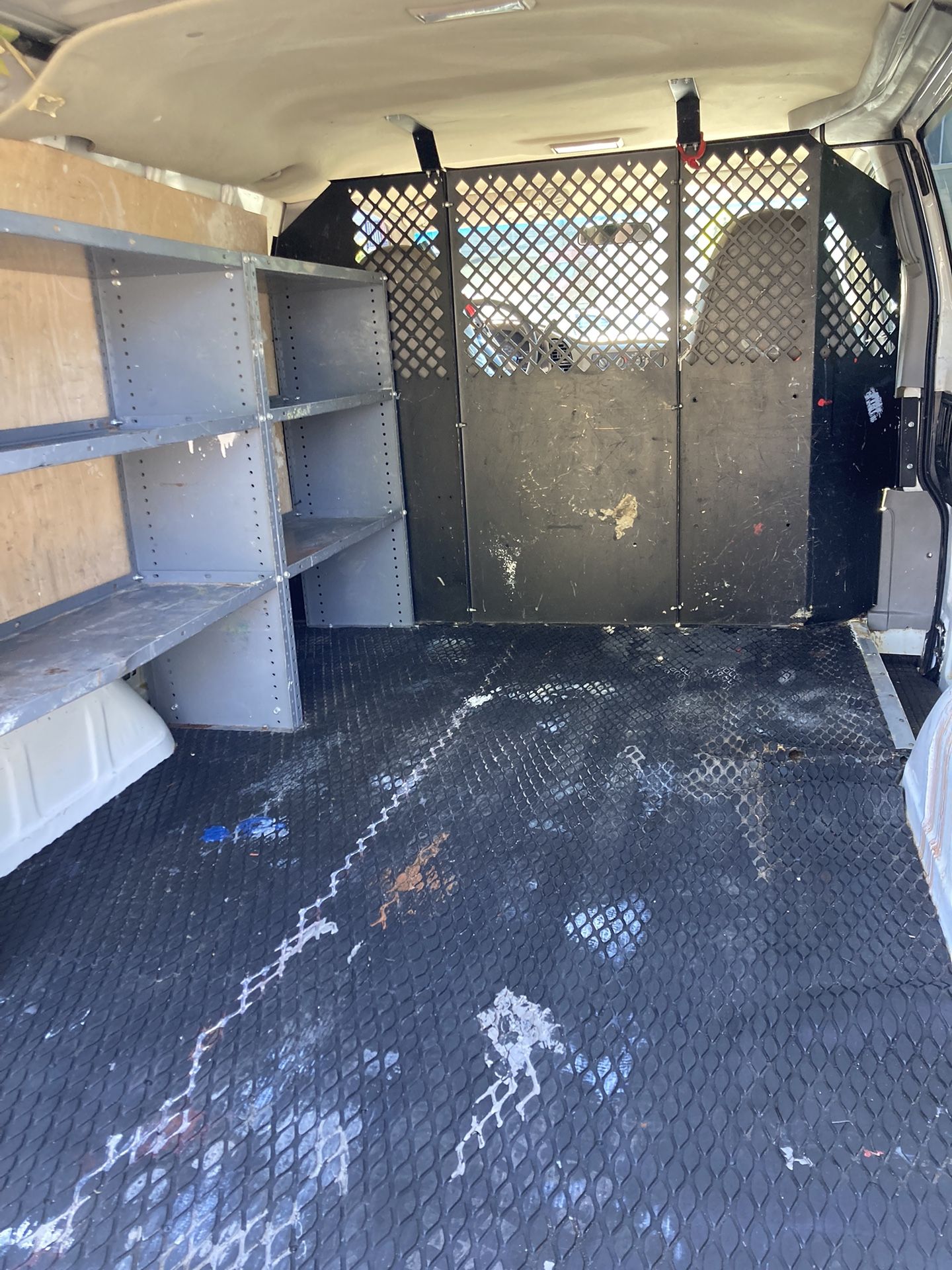 2005 Chevy Astro Cargo Van 4.3L A/C Racks Shelves New Tires Runs Drives