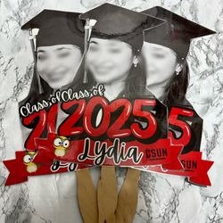 Graduation Face Fan