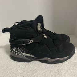 Nike Air Jordan 8 Retro BG 'Chrome' 2015  305368-003  Size 7Y