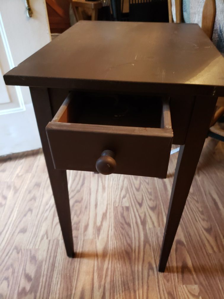 Dark Wood Small side table