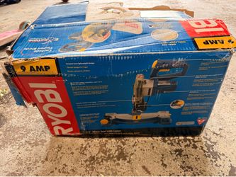 Ryobi 7-1/4” Laser Miter Saw w/ Dust Bag & Original Box