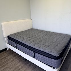 Sealy 12” Mattress and Bed Frame