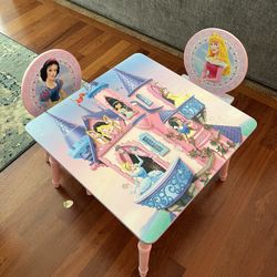 Princess Table And 2 Chairs!