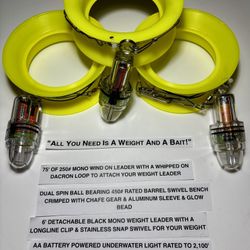 “Ready to Drop” Wind On Leader & Deep Drop Swordfishing Rigging and Tackle