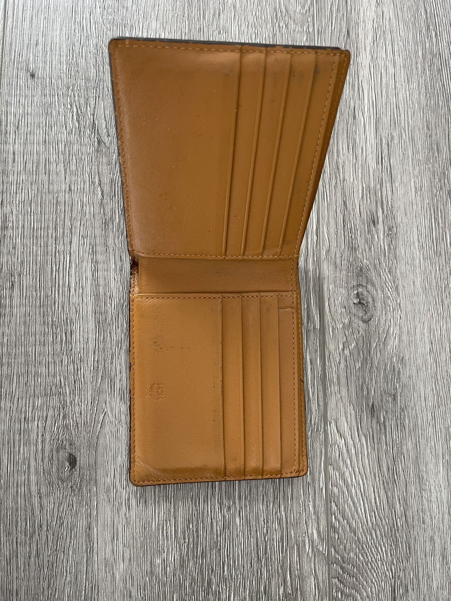 MCM Monogram Wallet Cognac