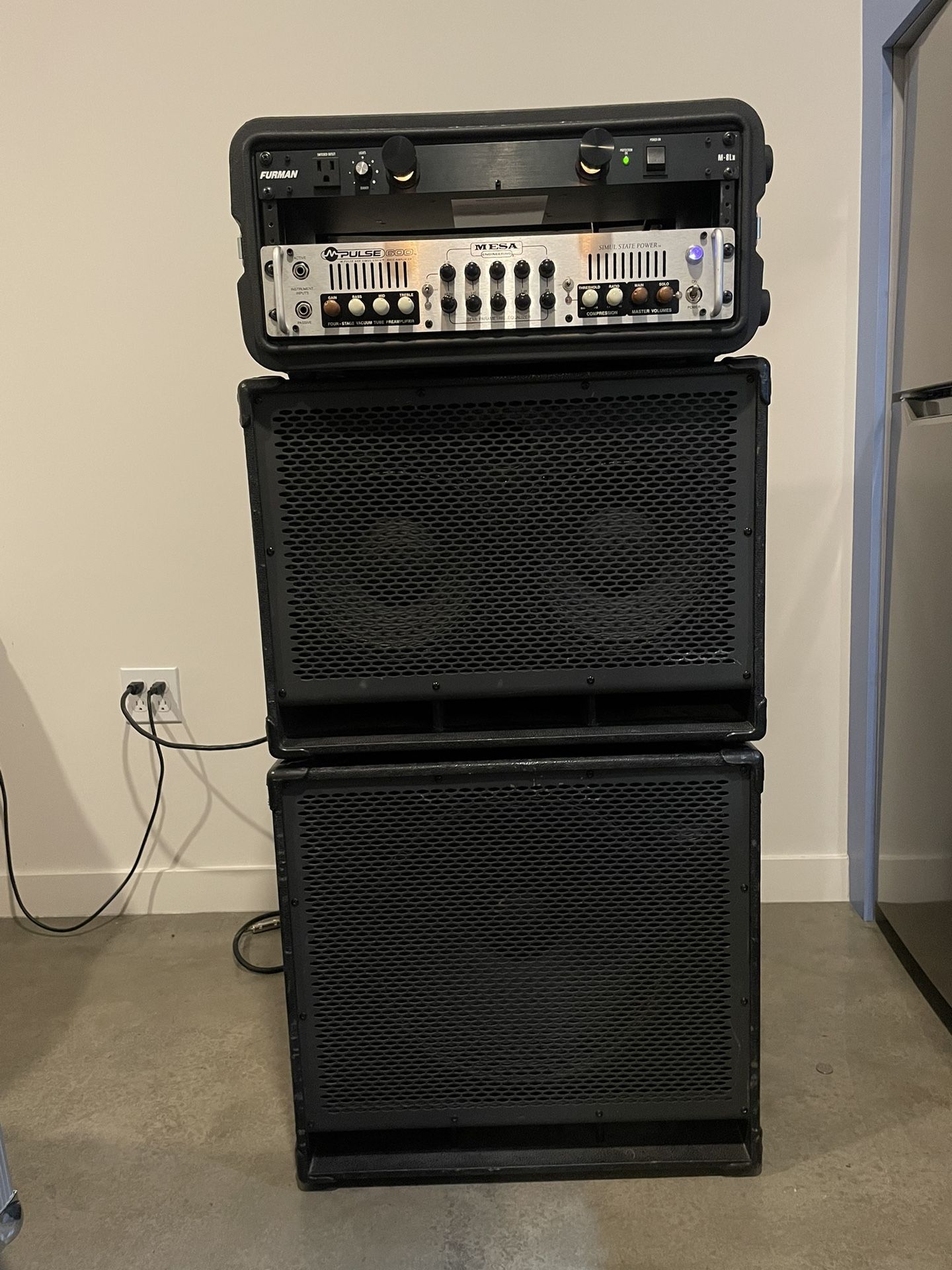 Mesa Boogie M-Pulse 600 Simul-State 600- Watt Rack Mounted Bass Amp