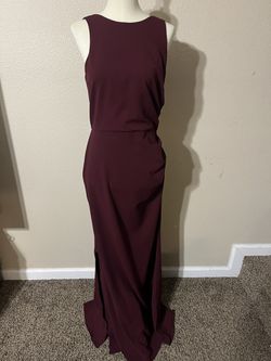 Burgundy/ Plum/Dark Red Wedding/ Prom Dress Thumbnail