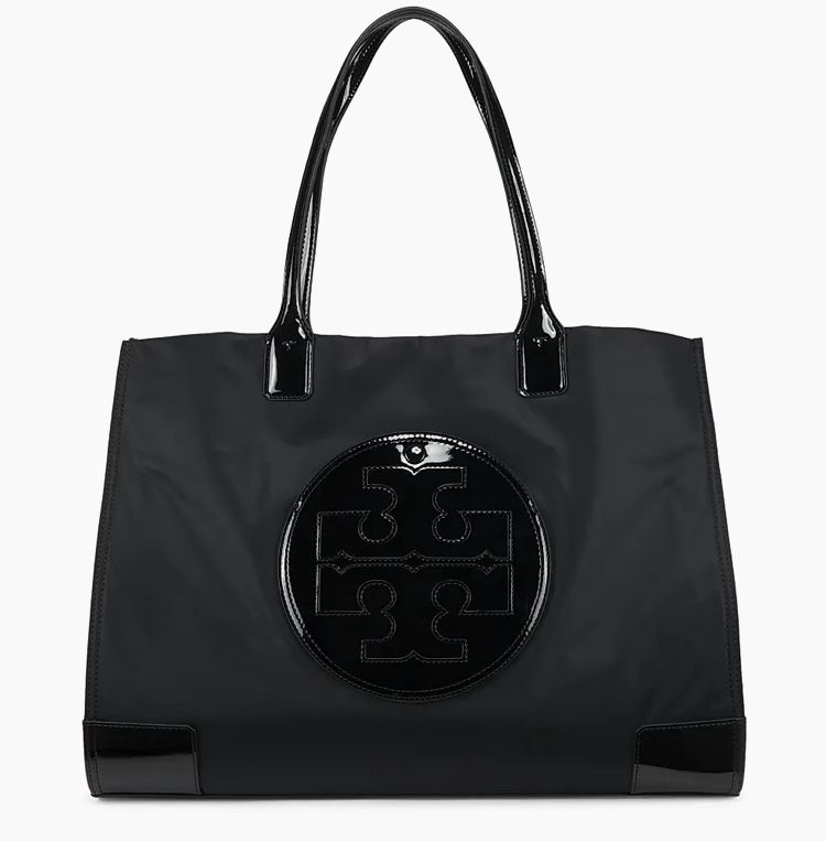 Tory Burch Ella Patent Logo Tote Bag