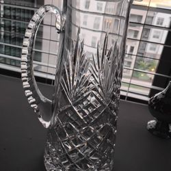 Gorham Crystal Pitcher 10" +