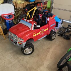 Dodge fire store truck power wheels