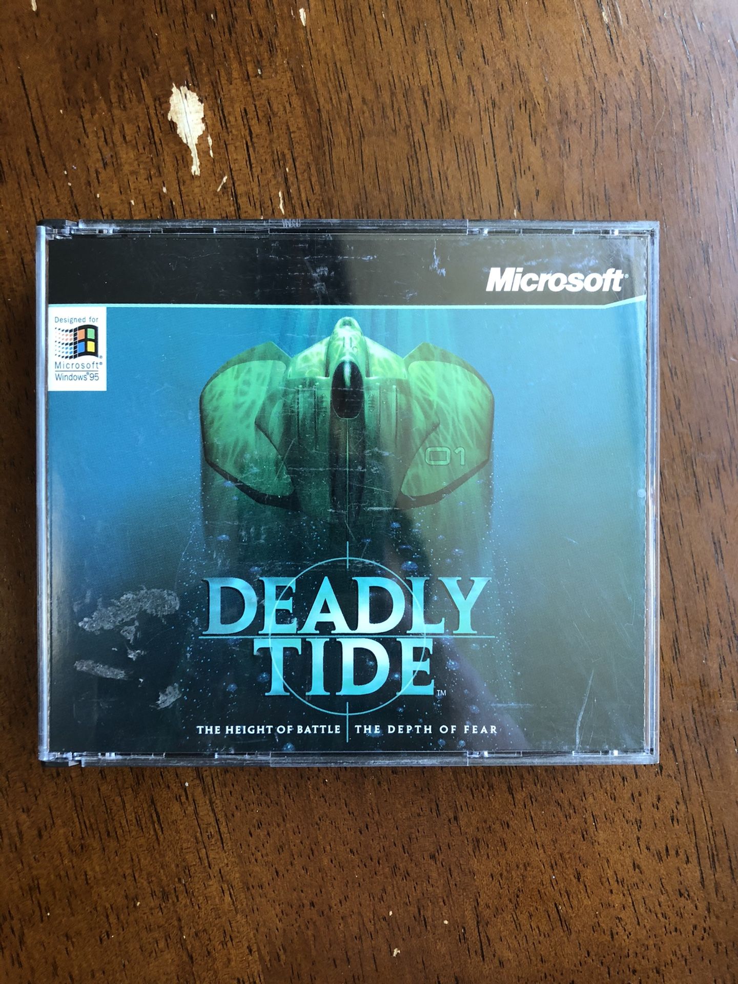 Deadly Tide (1996) Windows 95 PC CD-ROM Game Complete W/ Key, Manual & 4 Discs!