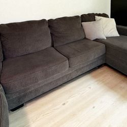 Extra Large Gray Sectional Couch 