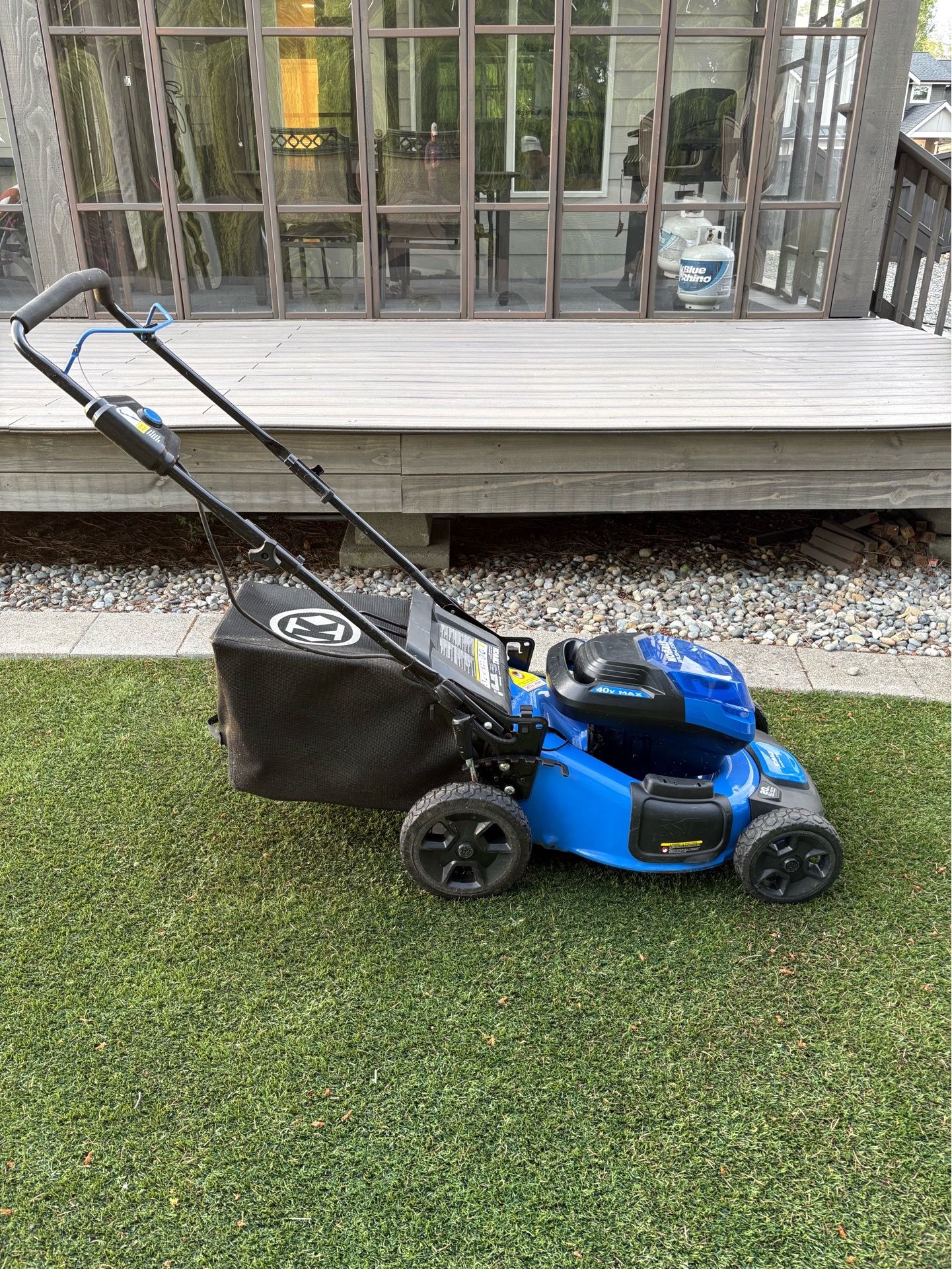 Kobalt battery lawn mower
