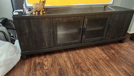 TV stand dark grey