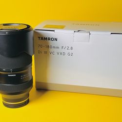 Tamron 70-180mm f/2.8 G2 for Sony E