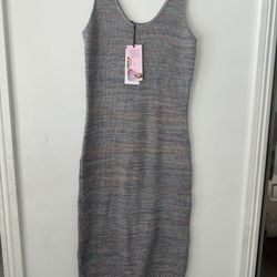 New With Tags Target Future Collective Alani Noelle Fringe Knit Dress