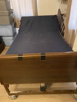Fully electric home hospital bed